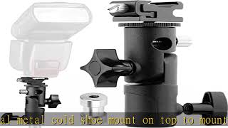 Anwenk Camera Flash Speedlite Mount Swivel Light Stand Bracket with Umbrella Reflector Holder for C