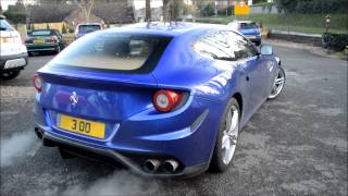 I saw this beautiful ferrari ff at a local pub and had to film it! it
is the only in world blu electrico! very friendly owner really nice
car...