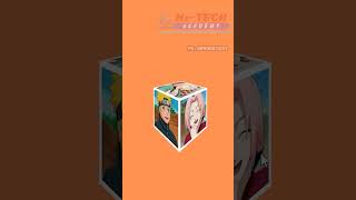 Creating a 3D Rotating Cube with Naruto Images Using HTML and CSS #naruto #html #css #webdesign