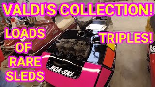 Valdi's Collection of Rare Snowmobiles! Lots of Triples! Vintage Sleds! Collector Snowmobiles!