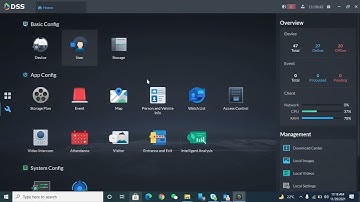 DSS Pro V8.0.4: Configuration Module - Adding Device/Storage/User