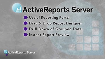 How To Create Ad Hoc, Drill Down Reports with ActiveReports Server from GrapeCity