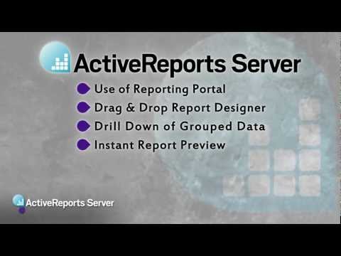 How To Create Ad Hoc, Drill Down Reports with ActiveReports Server from GrapeCity