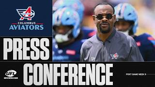 Details Columbus Aviators Week 8 Postgame Presser | UFL Guide