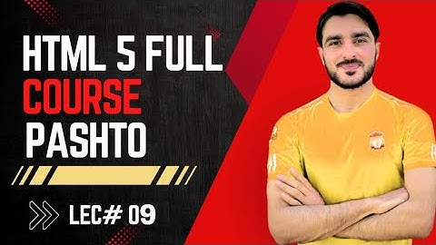 Lec-09 HTML Table Creation Using Row and Column Attributes