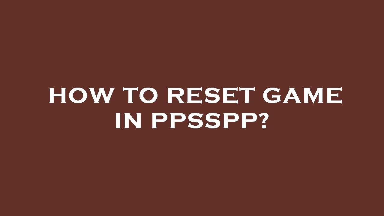 How To Reset Game Ac Unity