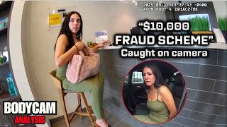 She Tried Twice: $10,000 Check Fraud Scheme Caught on Bodycam