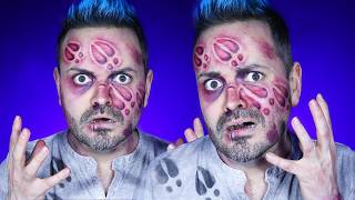REINDEER ATTACK!! - Christmas Makeup Tutorial! #Christmas #ChristmasMakeup #Cosplay