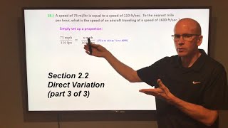 Section 2.2  Direct Variation  (part 3 of 3)