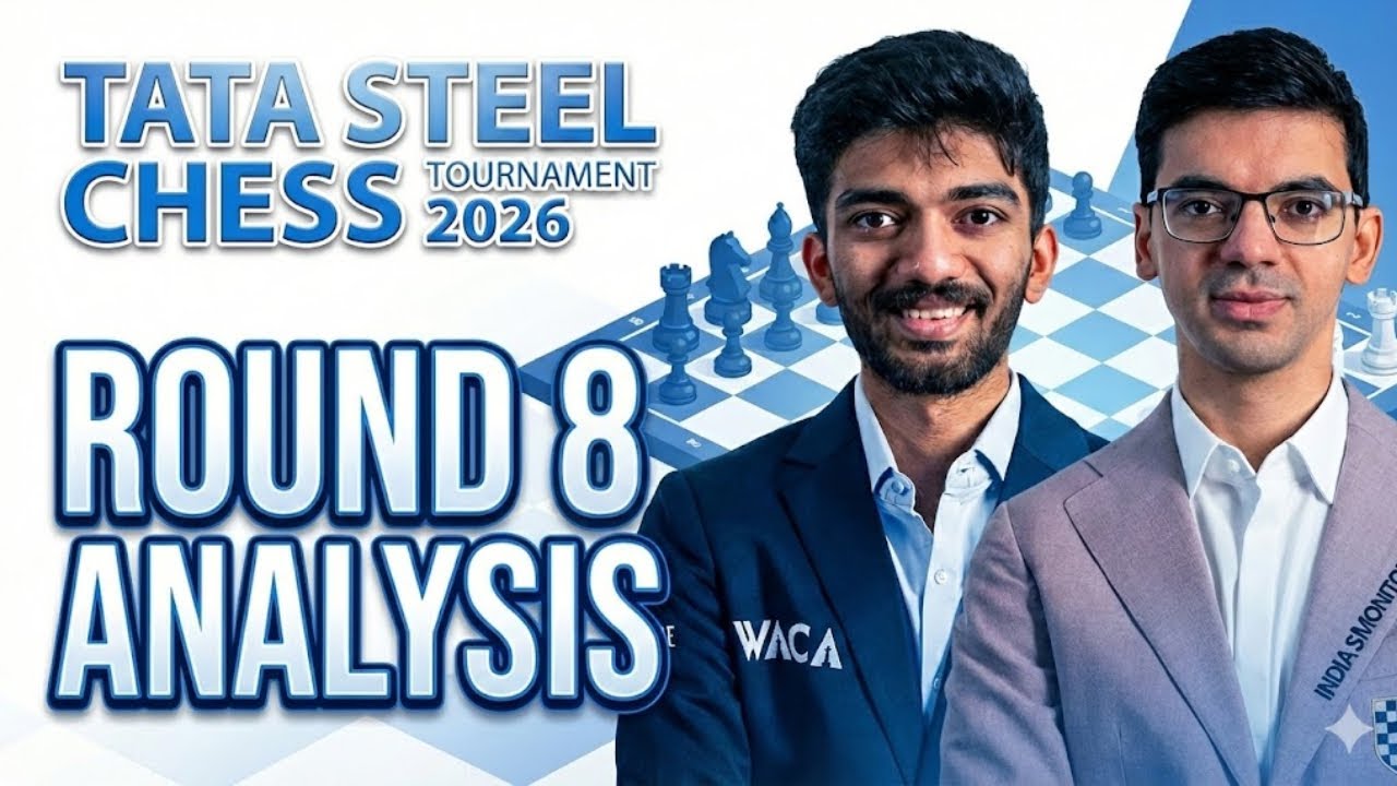 World Champion Strikes Back | Tata Steel Chess 2026 Round 8