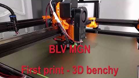 BLV mgn Cube 3d printer - First print