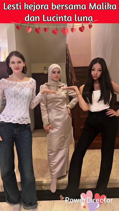Lesti kejora bersama Malika dan Lucinta luna #lestikejora #rizkybillar #leslar #lestibillar