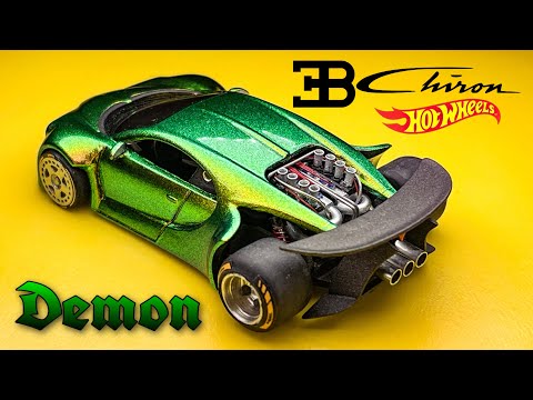 Bugatti Chiron Demon Hot Wheels Custom