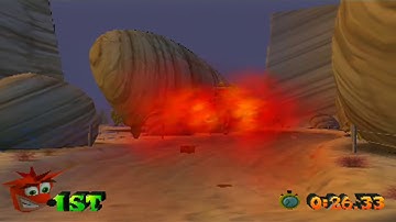 Crash Bandicoot: The Wrath of Cortex - Level 13: Smokey and the Bandicoot (Platinum Relic)