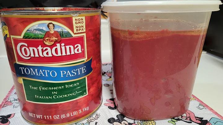 How to store an open can of tomato paste