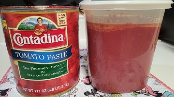 How to store an open can of tomato paste