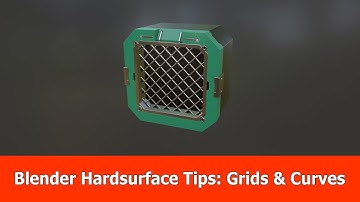 Blender Hard Surface Tips for Grids & Curves