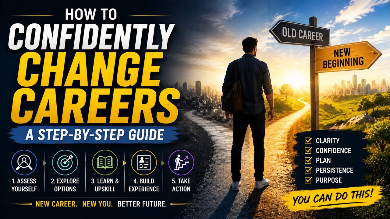 How to Confidently Change Careers : A Step-by-Step Guide - YouTube
