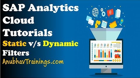 SAP Analytics Cloud Static and Dynamic Filters | Using Input Controls to Filter Data