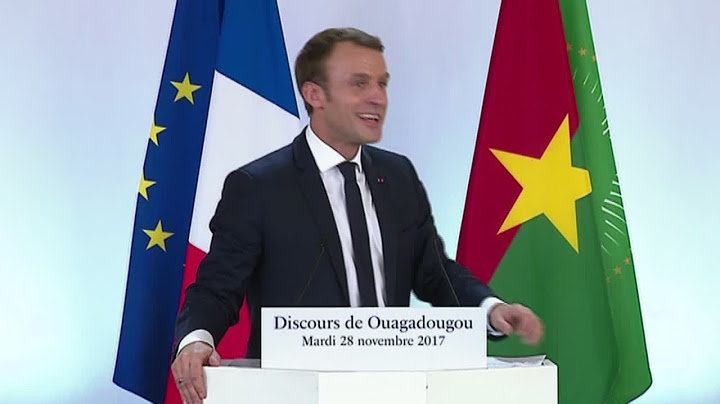 Emmanuel Macron to Burkina Faso students: "You speak to me as if France was still a colonial power"