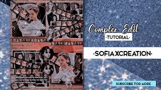 Complex Edit for fanpages •||• Tutorial •||• Sofiaxcreation ✨