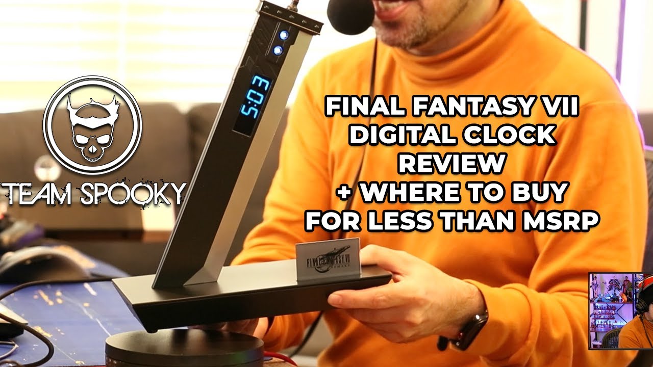 Final Fantasy VII Remake Digital Clock Review + Where to buy NOW cheaper  than MSRP!