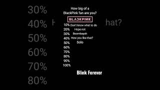 How big of a BlackPink fan are you? #blackpink #blink4ever #lisa #jisoo #jennie #rosé
