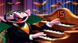 Sesame Street The Counts Number Of The Day 15 Pipe Organ Animation