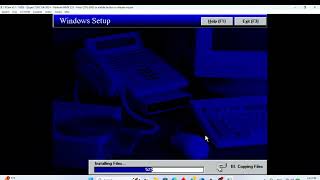 Installing Windows 95 Build 73f (Failed)