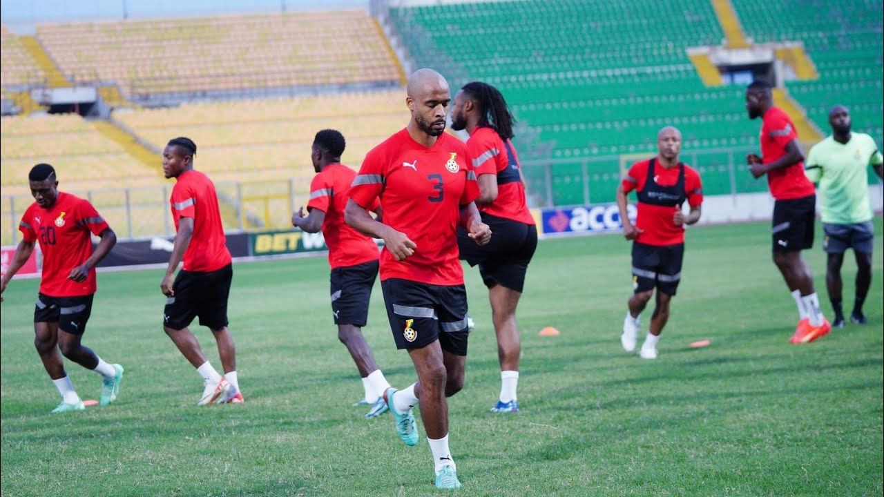 🇬🇭WATCH BLACK STARS FINAL TRAINING SESSION AT BABA YARA SPORTS STADIUM ...
