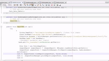 Kode Memanggil iReport / Source Code Print