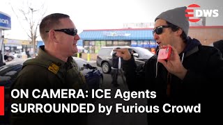 Furious Crowd Confronts ICE Agents After Citizenship Stop at Gas Station in Minneapolis | AC1G