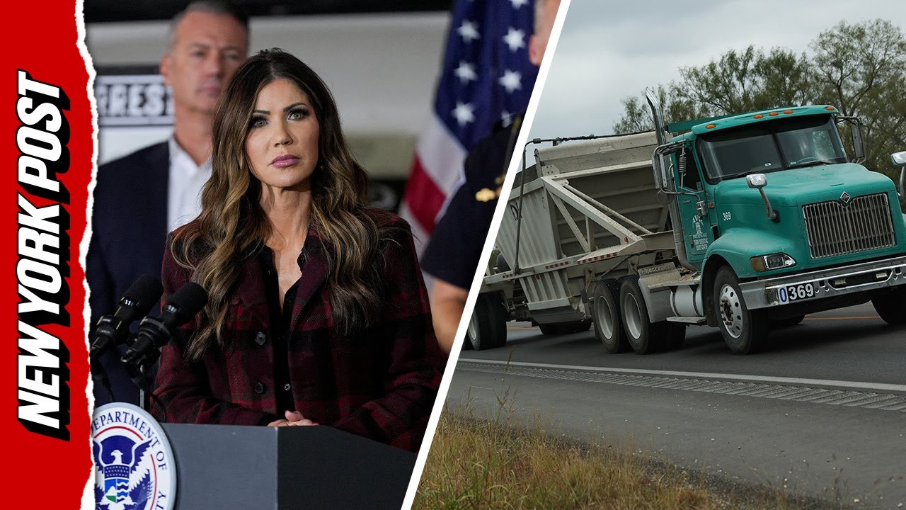 ‘Your Days Are Numbered’: Sec. Noem to Illegal Immigrant Truck Drivers