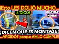 ESTAN ARDIDOS POR EL TREN ¡ Ahora dicen que TODO FUE un MONTAJE !