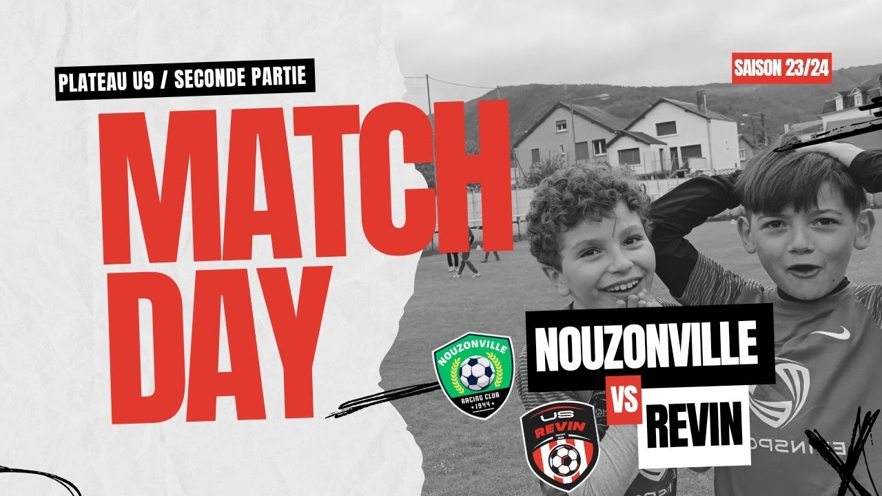 Us Revin Plateau U9 | Partie 2 | J6 | RC NOUZONVILLE VS US REVIN - YouTube