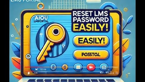 How AIOU Students Can Reset Their LMS Password Easily | Step-by-Step Guide