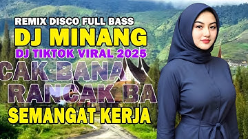 DJ Remix Minang - DJ Viral Fyp Tiktok Terbaru 2025 - DJ Minang – DJ Malang Denai Bamimpi - DJ Galado