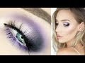 Electric Purple Smokey Eyes Tutorial! (Good for Hooded Eyes) | Stephanie Lange