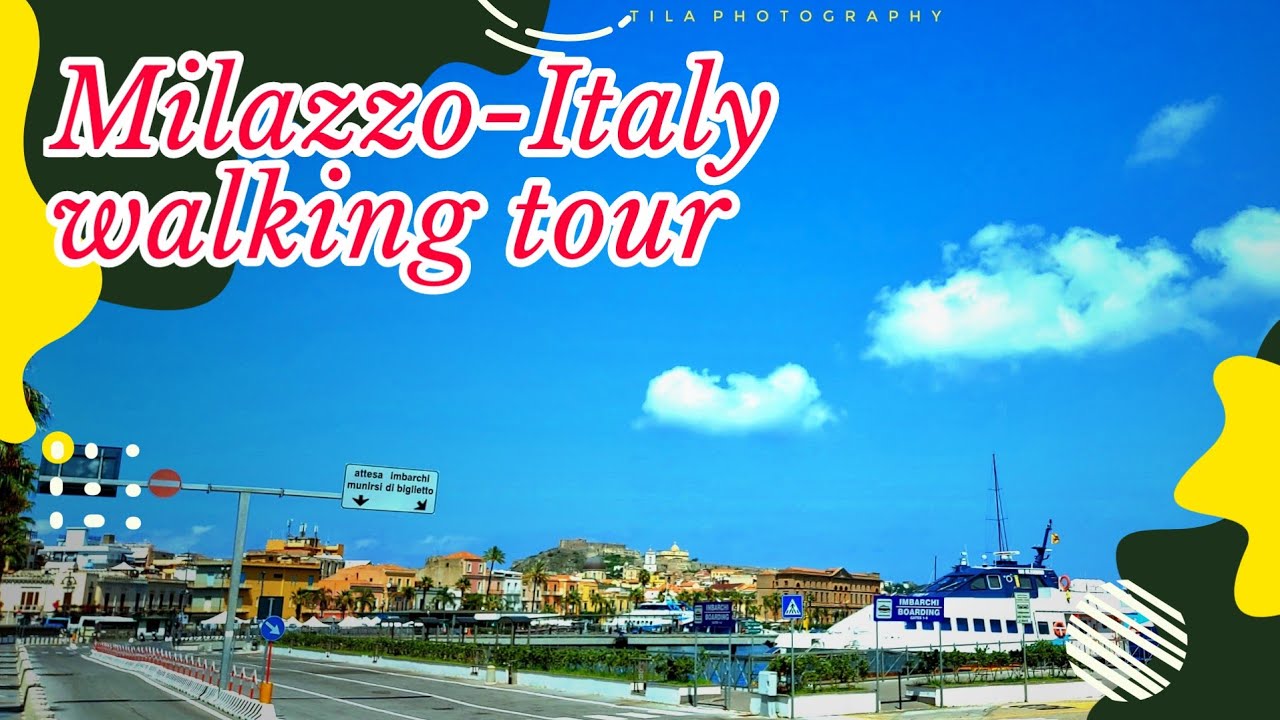 Milazzo  Italy walking tour.#sicily #italy #messina #milazzo