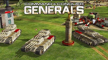 Command & Conquer Generals Zero Hour | Artillery Karkadahn vs 2 GLA Salvaged | Mod Reborn Remake