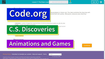 The Drawing Loop - 2019 Lesson 7 Part 1 of Code.org Animation and Games