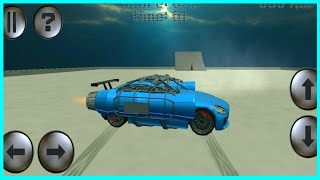 Jet Car Jumping Simulator Flying Car Android #AmazingGame play HD#3👌 screenshot 5