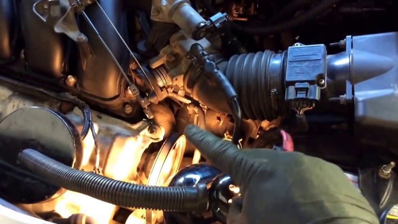 Ford Escape coolant leak on to transmission ford 3.0 v6 - YouTube