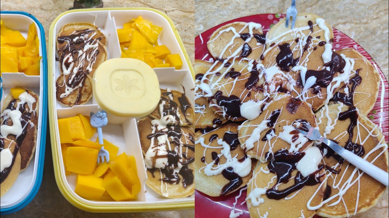 طلعت قد التحدى وعملته وطلع احلى من الجاهز #بانكيك  وعملت احلى #لانش_بوكس للاولاد