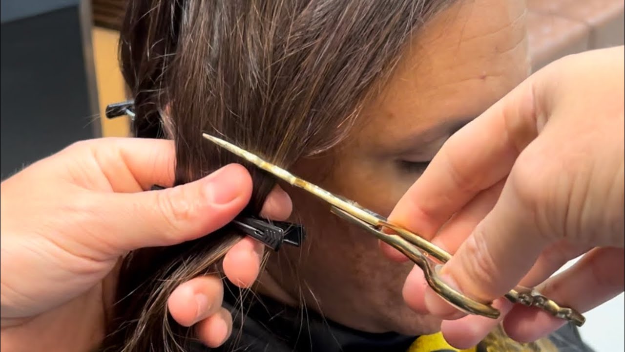 Passo a passo como cortar cabelo feminino | aprenda fazer corte social ...
