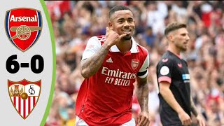 Arsenal vs Sevilla 6-0 | Extended Highlight and Goal [2022]