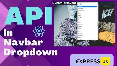 Creating a Dynamic Navbar with API in React [2024] #Security #DataScience #FullStackDevelopment