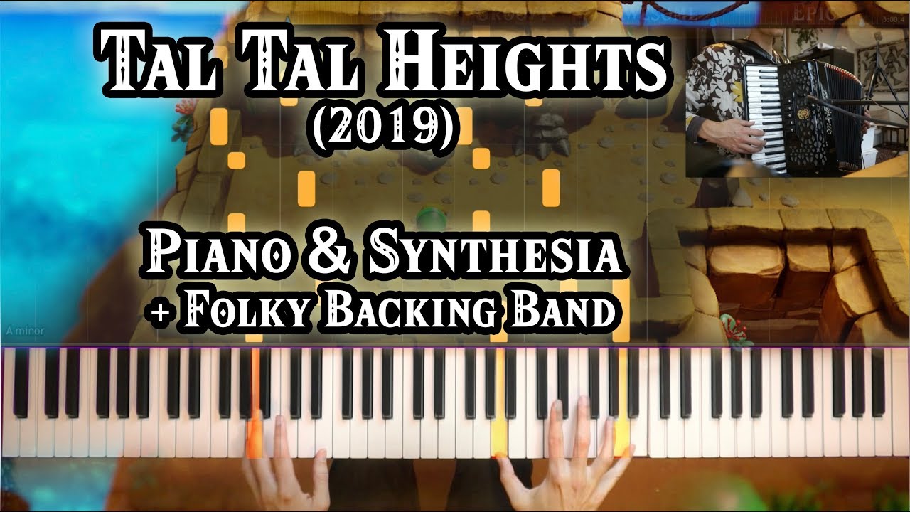 Zelda: Links Awakening - Tal Tal Heights Piano + Synthesia [How to play] [Piano Tutorial]