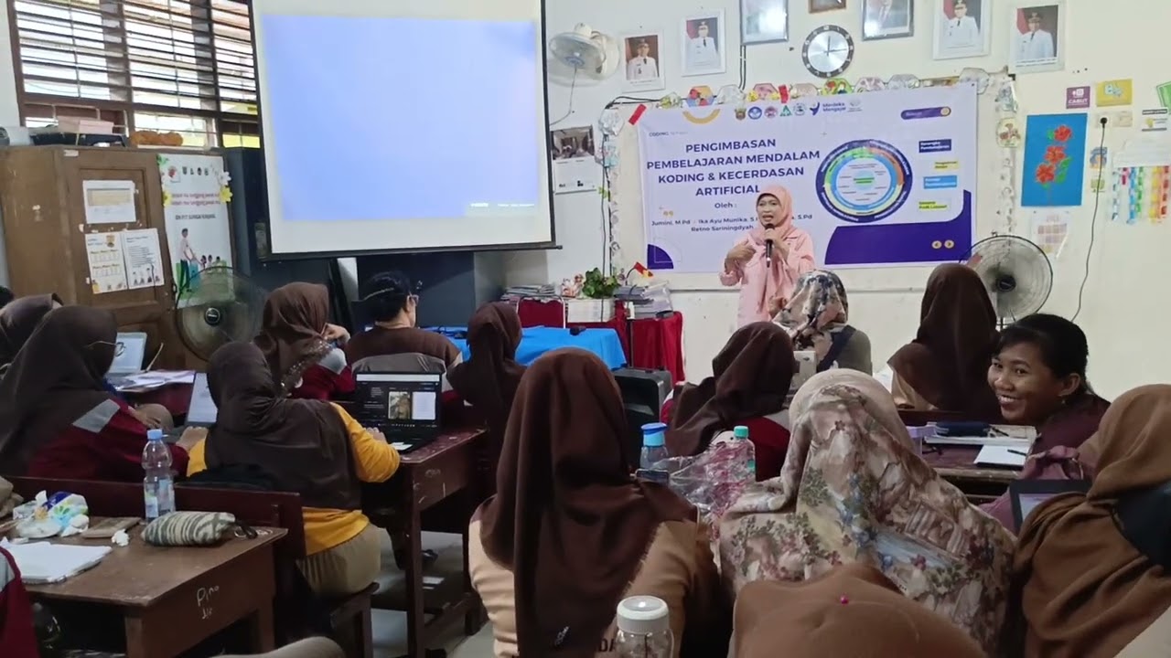 Penguatan Pengimbasan KKA oleh Kepsek Ibu Jumini, M. Pd. 