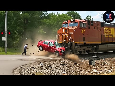 Unbelievable Train Crashes and Strange Moments Caught on Camera!